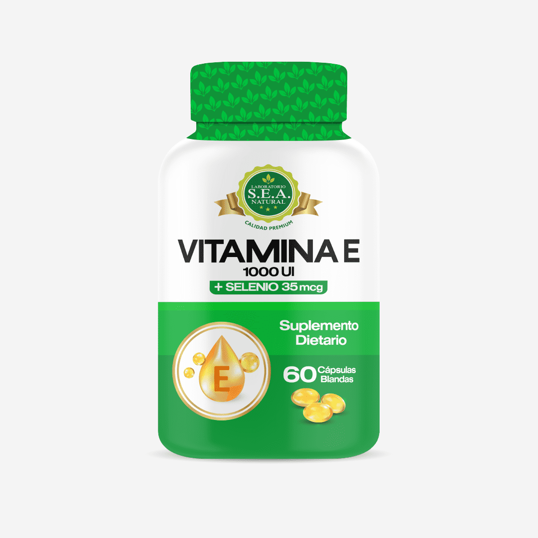 Vitamina E 1000 UI + Selenio 35 mcg  x 60 Cápsulas